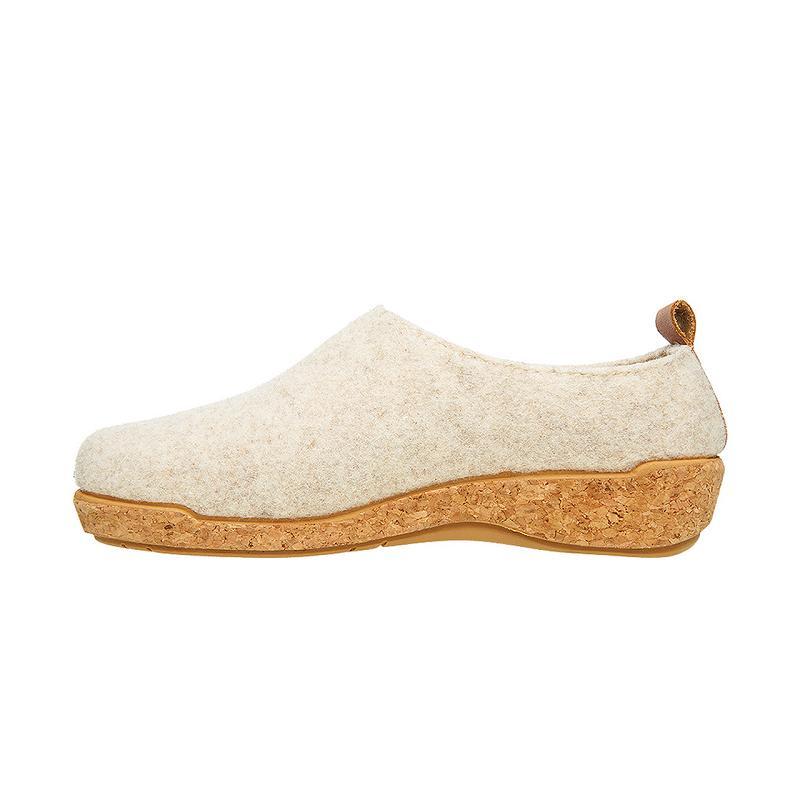 Birkenstock Wonderwool Clog Træsko Dame Beige | DK 303CTV